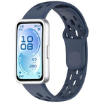 Cinturino per orologio in silicone traspirante a nido d'ape xDfind, For Huawei Band 11 Pro / 11 Pro NFC / 11