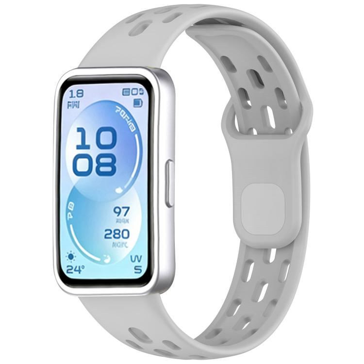 Cinturino per orologio in silicone traspirante a nido d'ape xDfind, For Huawei Band 11 Pro / 11 Pro NFC / 11