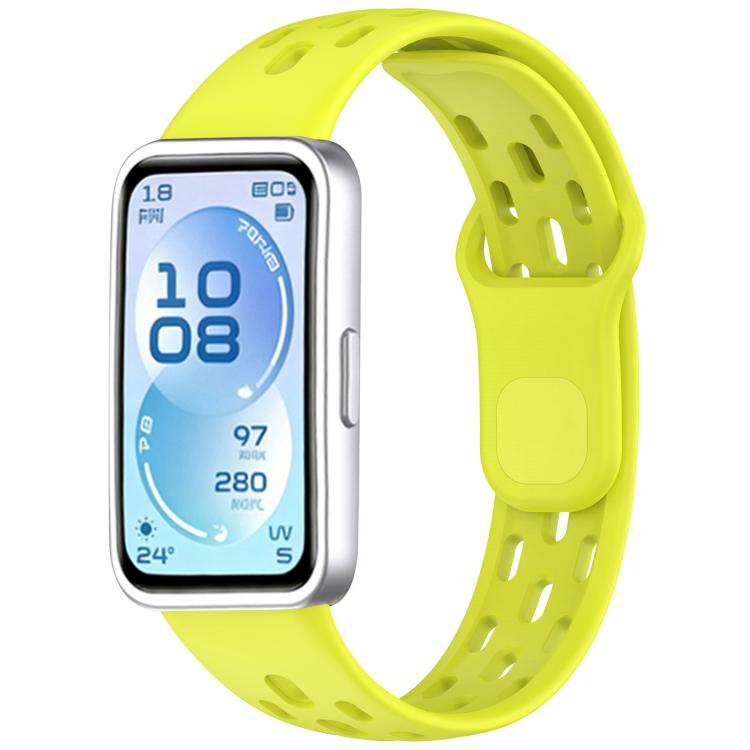 Cinturino per orologio in silicone traspirante a nido d'ape xDfind, For Huawei Band 11 Pro / 11 Pro NFC / 11
