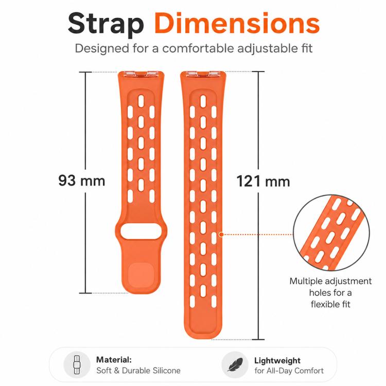 Cinturino per orologio in silicone traspirante a nido d'ape xDfind, For Huawei Band 11 Pro / 11 Pro NFC / 11