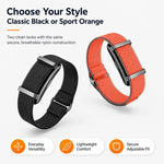 Cinturino per orologio xDfind da 20 mm in nylon intrecciato con chiusura a strappo, For Hume Band