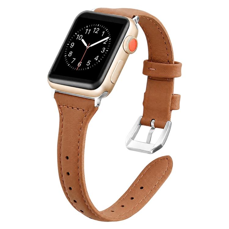 Cinturino per orologio xDfind Slim Waist in pelle vegana, For Apple Watch 46mm / 49mm / 45mm / 44mm, For Apple Watch 42mm / 41mm / 40mm / 38mm