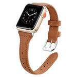 Cinturino per orologio xDfind Slim Waist in pelle vegana, For Apple Watch 46mm / 49mm / 45mm / 44mm, For Apple Watch 42mm / 41mm / 40mm / 38mm