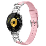 Cinturino per orologio xDfind con catena in metallo e anse dritte universali in pelle vegana, 18mm, 20mm, 22mm