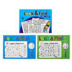 Libro di attività "Cerca e trova" da colorare per bambini, 32 pagine, libro di puzzle illustrati per allenare la concentrazione