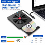 Masterizzatore CD esterno 5-in-1 USB 3.0 per laptop con design sottile