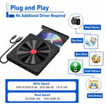 Masterizzatore CD esterno 5-in-1 USB 3.0 per laptop con design sottile