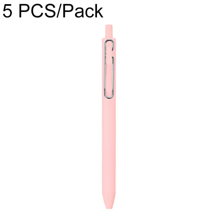 Confezione da 5 penne a sfera retrattili colorate con punta a proiettile da 0,5 mm.