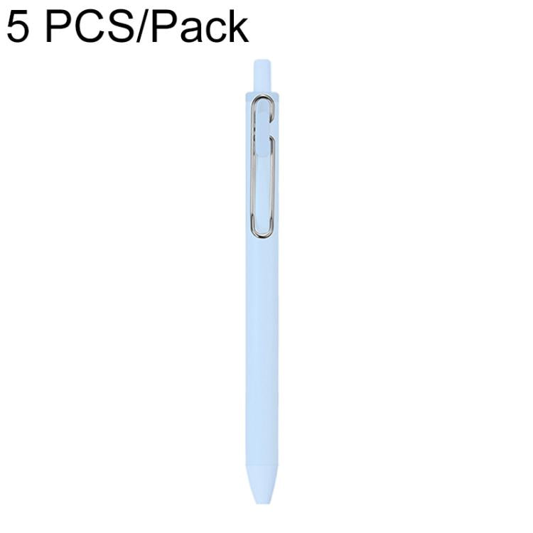 Confezione da 5 penne a sfera retrattili colorate con punta a proiettile da 0,5 mm.