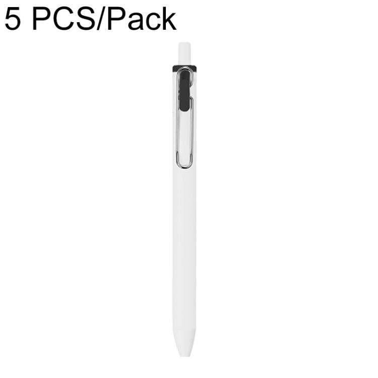 Confezione da 5 penne a sfera retrattili colorate con punta a proiettile da 0,5 mm.