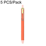 Confezione da 5 penne a sfera retrattili colorate con punta a proiettile da 0,5 mm.