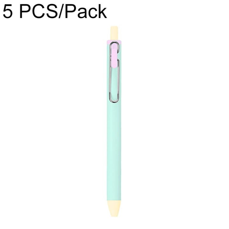 Confezione da 5 penne a sfera retrattili colorate con punta a proiettile da 0,5 mm.