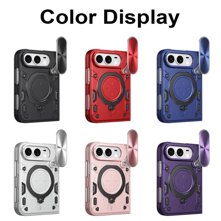 Custodia per iPhone Fold con supporto magnetico scorrevole per fotocamera