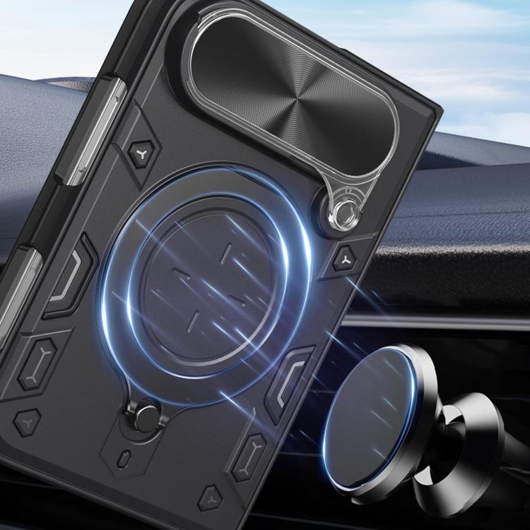 Custodia per iPhone Fold con supporto magnetico scorrevole per fotocamera