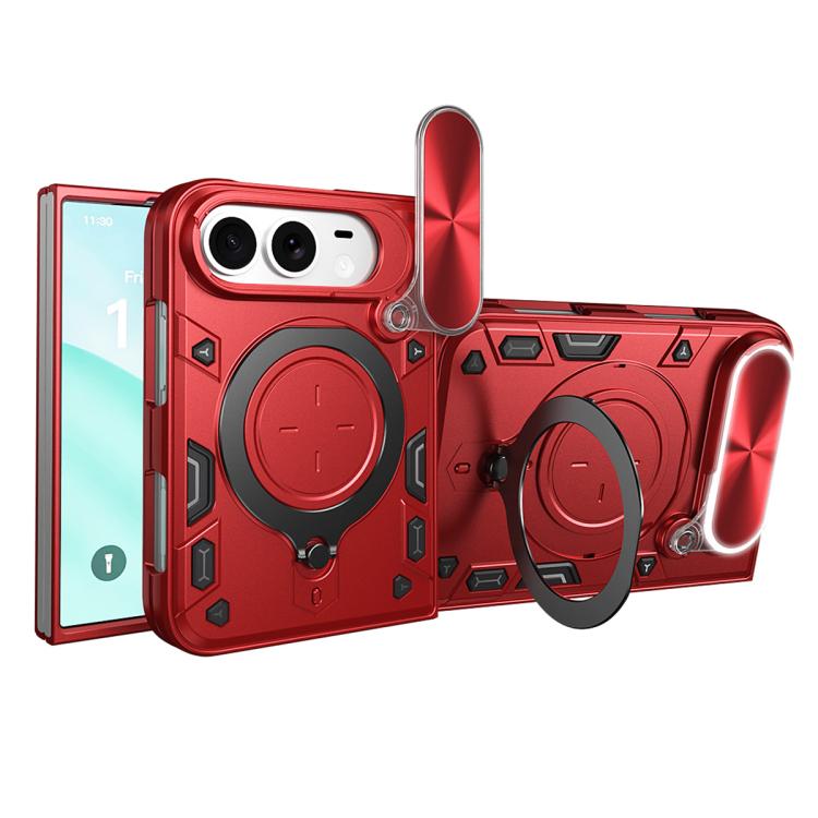 Custodia per iPhone Fold con supporto magnetico scorrevole per fotocamera