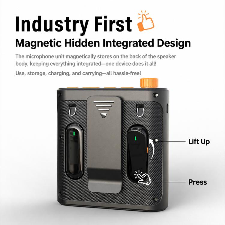Microfono lavalier wireless M29 con amplificatore vocale - immagine 4