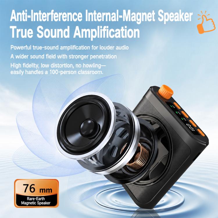 Microfono lavalier wireless M29 con amplificatore vocale - immagine 5