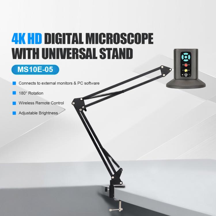 Microscopio digitale SUNSHINE MS10E-05 4K con supporto universale - immagine 7