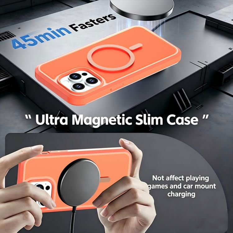 Custodia protettiva magnetica in silicone anti-caduta per iPhone 14 Pro Max