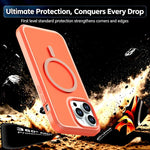 Custodia protettiva magnetica in silicone anti-caduta per iPhone 14 Pro Max