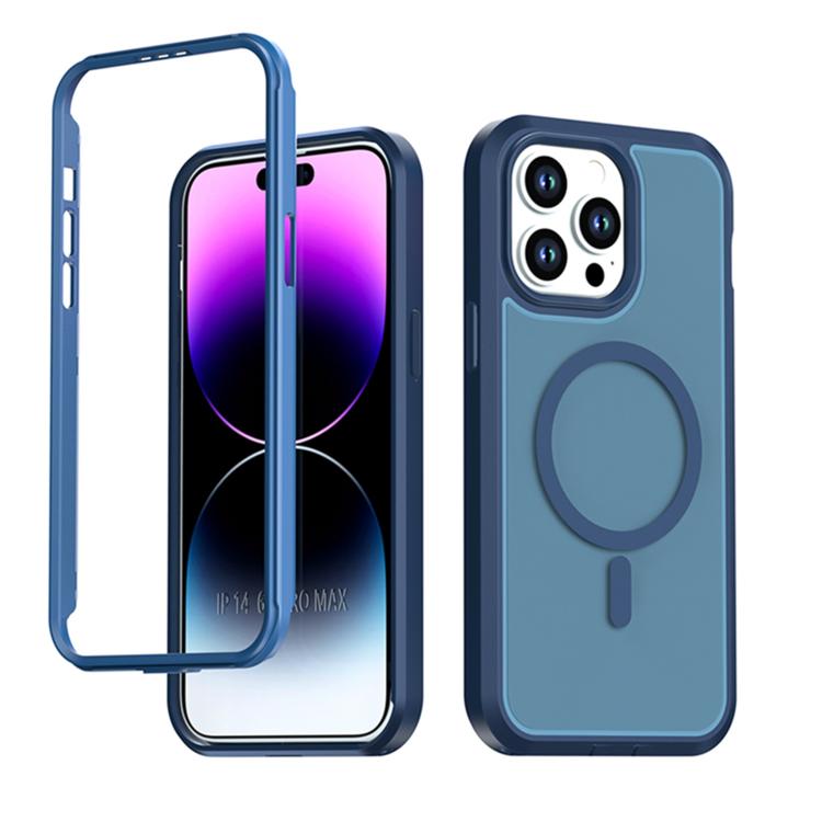 Custodia protettiva magnetica in silicone anti-caduta per iPhone 14 Pro Max