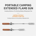 Cannello da campeggio portatile e smontabile in acciaio inossidabile per esterni, with Adapter and Igniter, without Adapter and Igniter