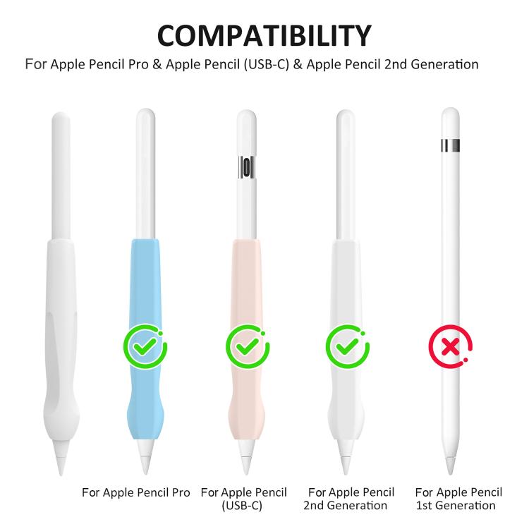 Impugnatura in silicone ergonomica per Apple Pencil Pro e USB-C serie AP-III