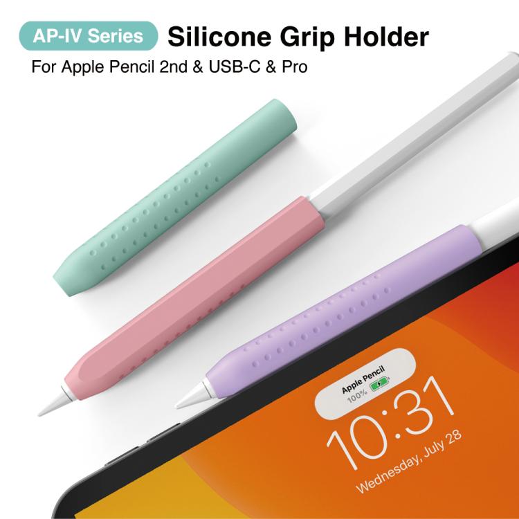 Impugnatura antiscivolo in silicone per Apple Pencil Pro e USB-C