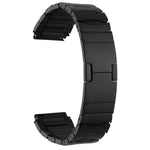 Cinturino per orologio ibrido in metallo, silicone e acciaio inossidabile, 22mm