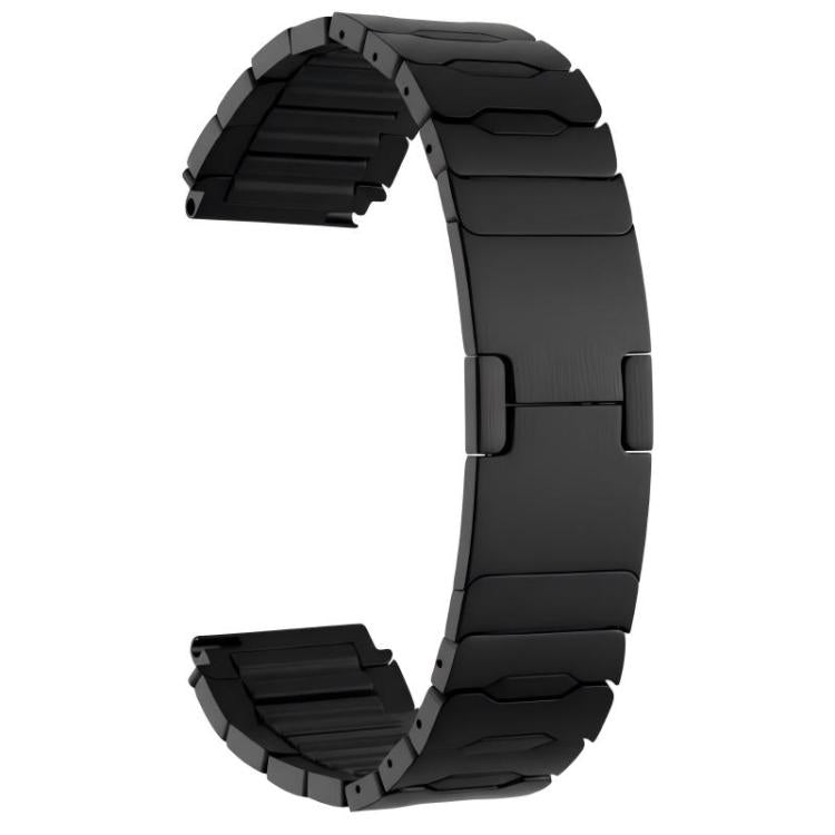 Cinturino per orologio ibrido in metallo, silicone e acciaio inossidabile, 22mm