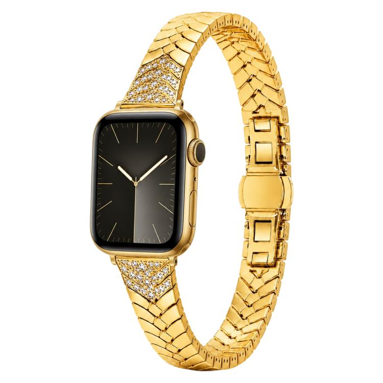 Cinturino per orologio in metallo con chiusura a farfalla pieghevole xDfind, For Apple Watch 46mm / 49mm / 45mm / 44mm, For Apple Watch 42mm / 41mm / 40mm / 38mm