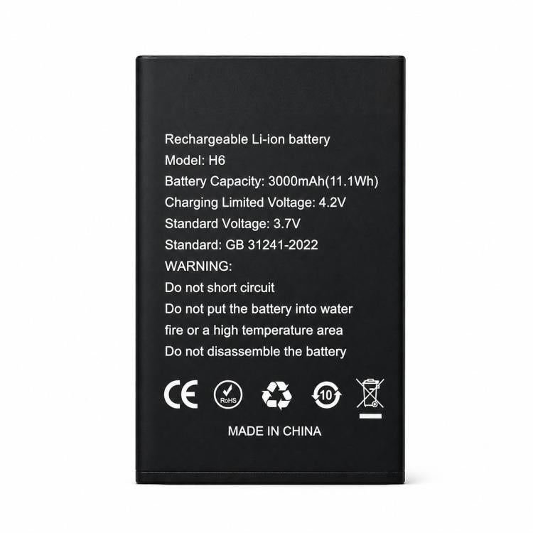 Batteria agli ioni di litio per HAMTOD H6 H3 T8 4G