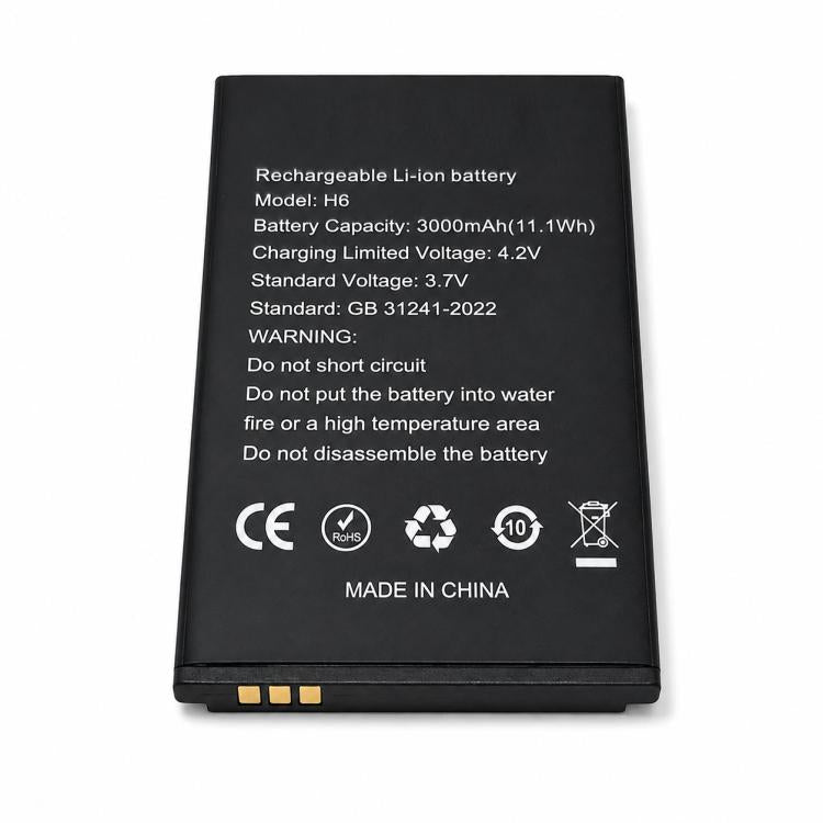 Batteria agli ioni di litio per HAMTOD H6 H3 T8 4G