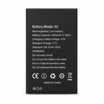 Batteria agli ioni di litio per HAMTOD H6 H3 T8 4G