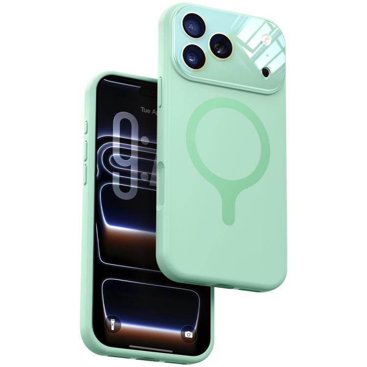 Custodia silicone liquido magnetica con fotocamera integrata per iPhone 17 Pro