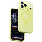 Custodia silicone liquido magnetica con fotocamera integrata per iPhone 17 Pro