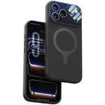Custodia silicone liquido magnetica con fotocamera integrata per iPhone 17 Pro