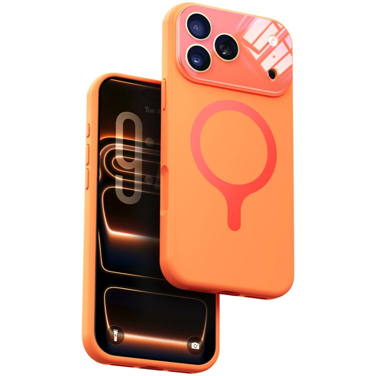 Custodia silicone liquido magnetica con fotocamera integrata per iPhone 17 Pro