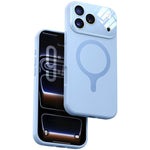 Custodia silicone liquido magnetica con fotocamera integrata per iPhone 17 Pro
