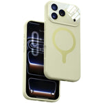 Custodia silicone liquido magnetica con fotocamera integrata per iPhone 17 Pro