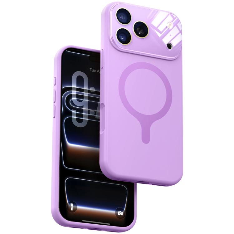 Custodia silicone liquido magnetica con fotocamera integrata per iPhone 17 Pro