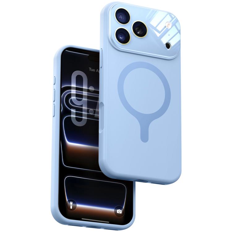 Custodia silicone liquido magnetica con fotocamera integrata per iPhone 17 Pro