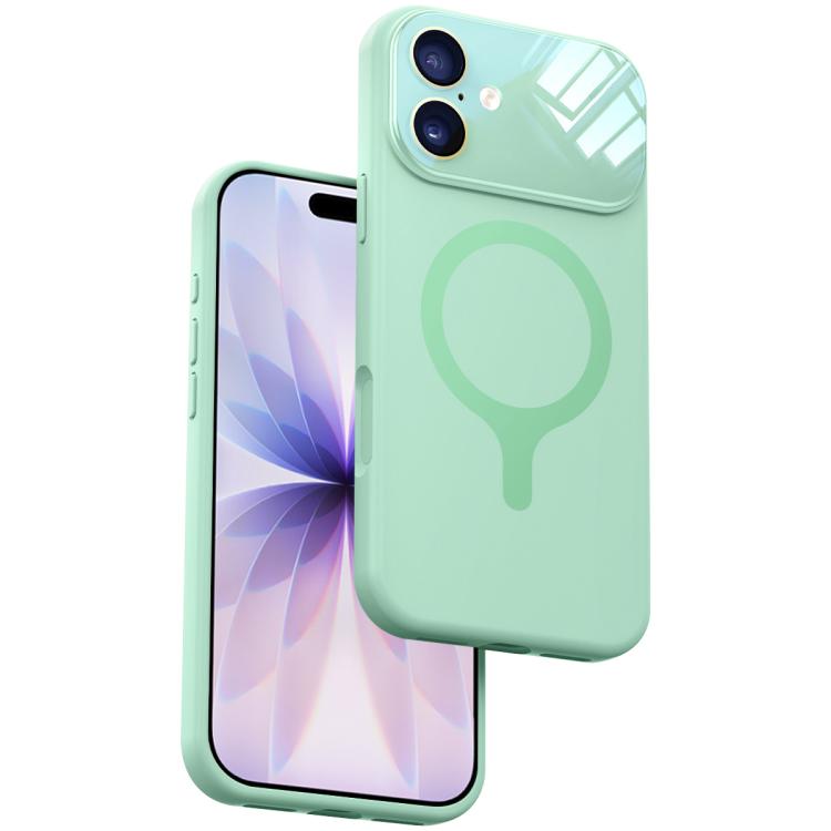 Custodia silicone liquido magnetica con fotocamera integrata per iPhone 17 Pro
