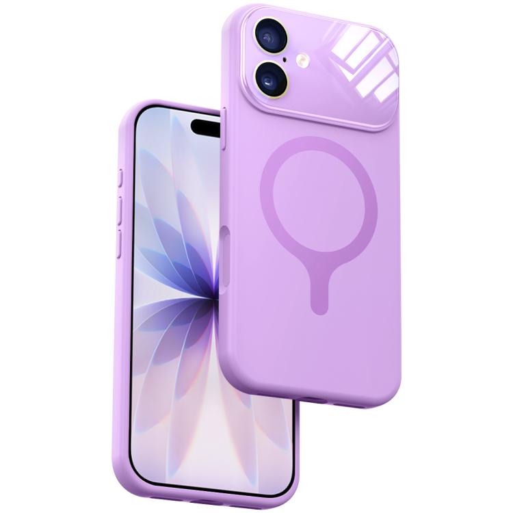 Custodia silicone liquido magnetica con fotocamera integrata per iPhone 17 Pro