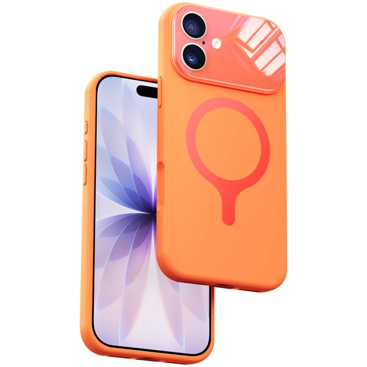 Custodia silicone liquido magnetica con fotocamera integrata per iPhone 17 Pro