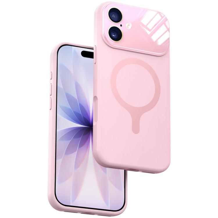 Custodia silicone liquido magnetica con fotocamera integrata per iPhone 17 Pro