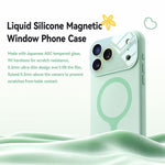 Custodia silicone liquido magnetica con fotocamera integrata per iPhone 17 Pro