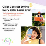 Custodia silicone liquido magnetica con fotocamera integrata per iPhone 17 Pro