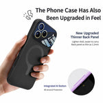 Custodia silicone liquido magnetica con fotocamera integrata per iPhone 17 Pro
