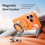 Custodia silicone liquido magnetica con fotocamera integrata per iPhone 17 Pro